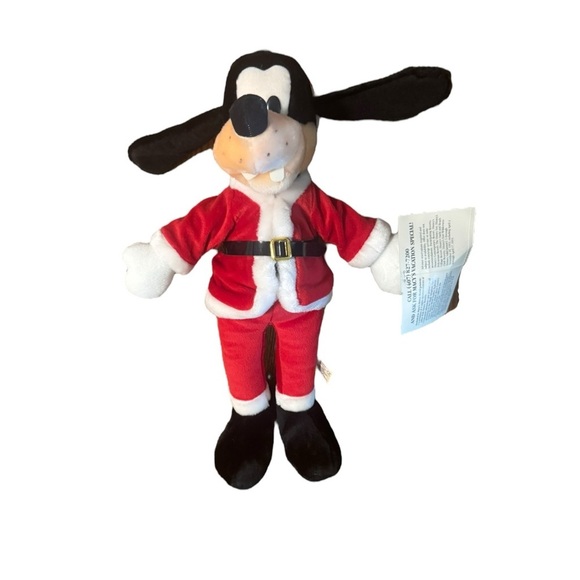 Vintage Disney Goofy Santa Plush Doll Christmas Macy's Exclusive 18” W/ Tag - Picture 3 of 12